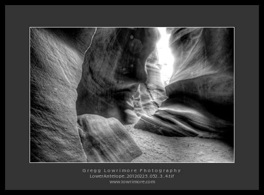 © Gregg Lowrimore Photography Lower Antelope Canyon slots